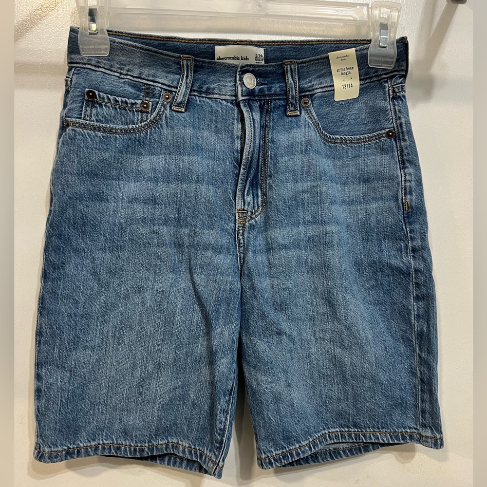 Abercrombie Kids Classic Blue Jean Shorts